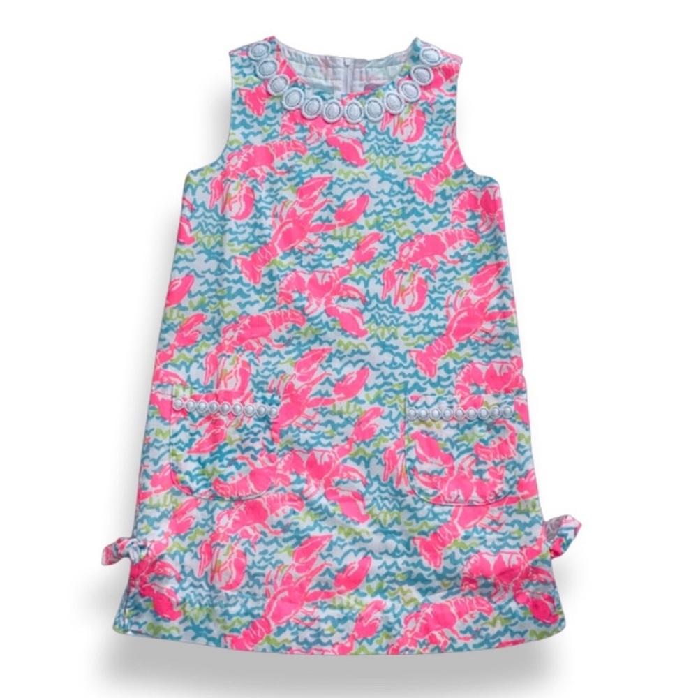 Lilly Pulitzer Pink and Blue Kids Dress